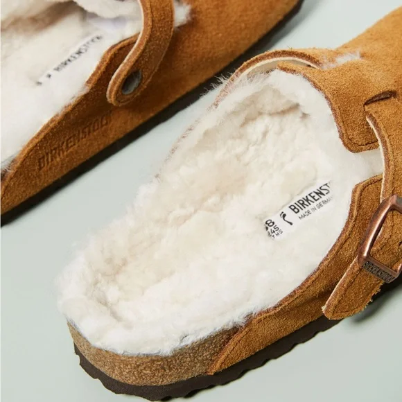 🌿Birkenstock Sherling Boston Clogs - Picture 3 of 8